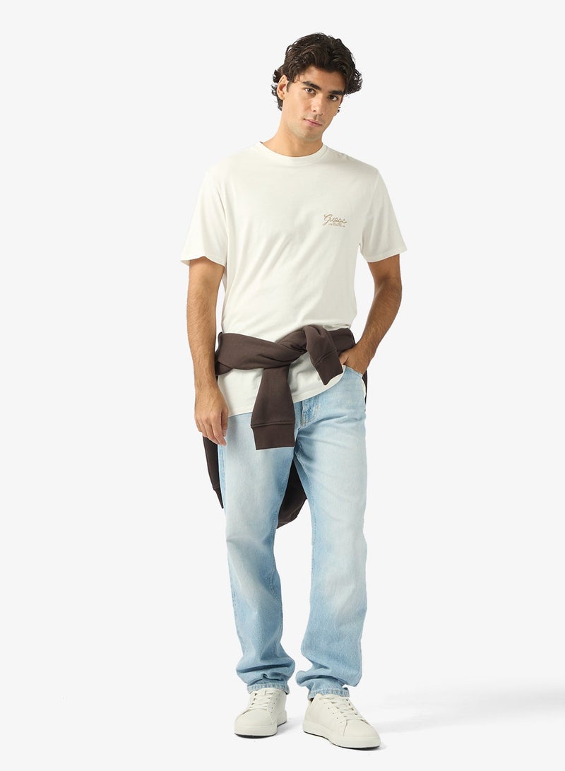 جس تيشيرت بأكمام قصيرة وشعار - Image 4